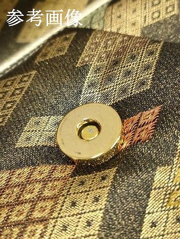 平和屋着物▼和装小物　和装バッグ　ハンドバッグ　チェーンバッグ　菱文　金糸　マグネット式　逸品　AABK9581ay