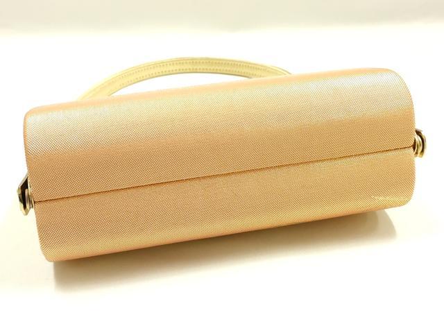 平和屋着物▼和装小物　和装バッグ　ハンドバッグ　花車文　金糸　帯地使用　逸品　AABK9583ay