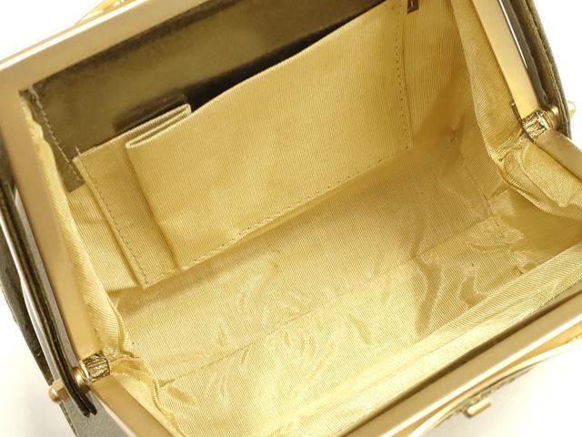 平和屋着物▼和装小物　和装バッグ　ハンドバッグ　花唐草　金彩　暈し　逸品　AABK9592ay