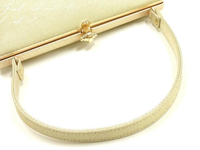平和屋着物▼和装小物　和装バッグ　ハンドバッグ　芝文　金銀糸　逸品　AABK9594ay