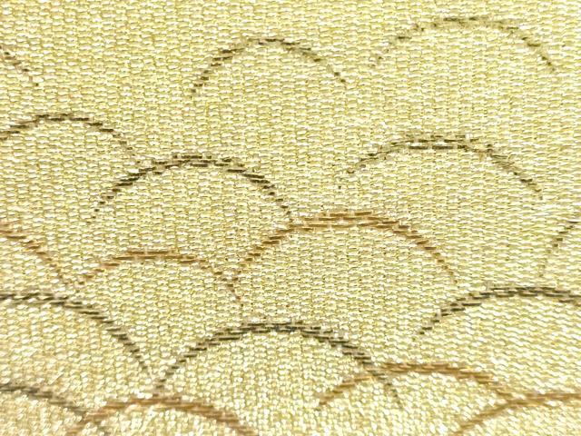 平和屋着物▼和装小物　和装バッグ　ハンドバッグ　芝文　金銀糸　逸品　AABK9594ay