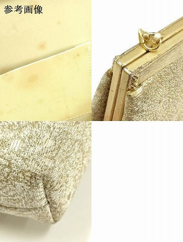 平和屋着物▼和装小物　和装バッグ　ハンドバッグ　チェーンバッグ　金銀糸　逸品　AABK9597ay