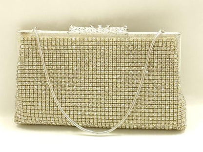 平和屋着物▼和装小物　和装バッグまとめて3点　ハンドバッグ　チェーンバッグ　Royal Mesh　ラインストーン　逸品　AABK9607ay