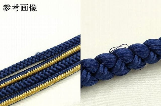 平和屋着物●和装小物　振袖用帯締め　装飾　ちりめん細工　金銀糸　撚り房　正絹　逸品　AABK9692ay