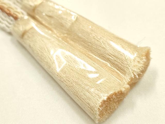 平和屋着物＊夏物　和装小物　上質な帯締め2本　レース組　平組　金銀糸　正絹　逸品　未使用　AABK9743ay