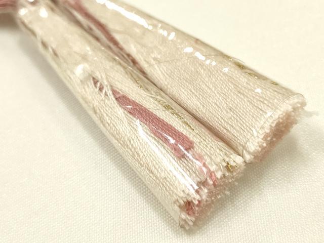 平和屋着物＊夏物　和装小物　上質な帯締め2本　レース組　平組　金糸　暈し　正絹　逸品　未使用　AABK9746ay