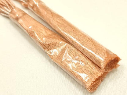 平和屋着物＊夏物　和装小物　上質な帯締め2本　レース組　平組　正絹　逸品　未使用　AABK9750ay