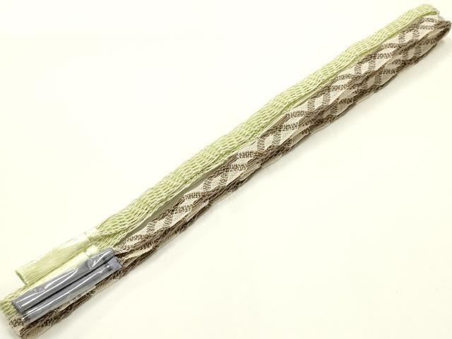 平和屋着物＊夏物　和装小物　上質な帯締め2本　レース組　平組　金糸　逸品　未使用　AABK9755ay