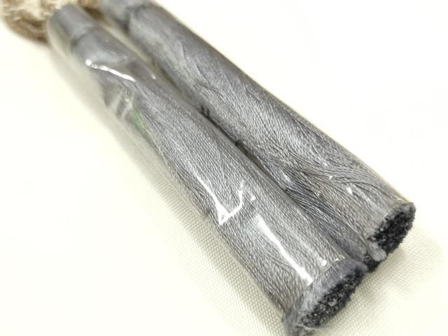 平和屋着物＊夏物　和装小物　上質な帯締め2本　レース組　平組　金糸　逸品　未使用　AABK9755ay