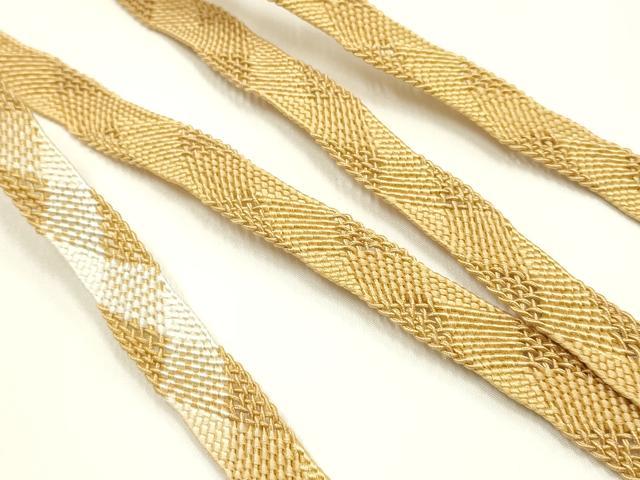 平和屋着物＊夏物　和装小物　上質な帯締め2本　レース組　平組　逸品　未使用　AABK9756ay
