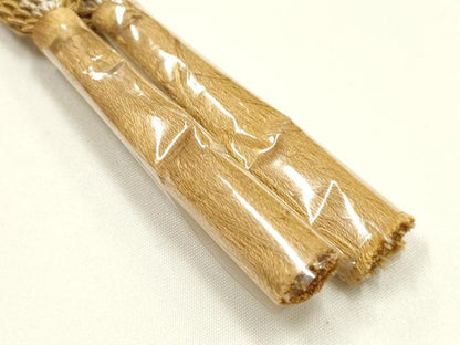 平和屋着物＊夏物　和装小物　上質な帯締め2本　レース組　平組　金糸　正絹　逸品　未使用　AABK9758ay
