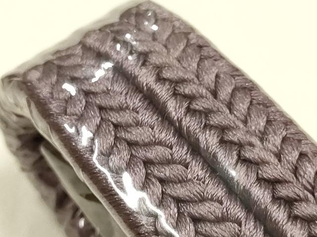 平和屋着物●和装小物　帯締め・帯揚げセット　冠組　草木染　さが美扱い　正絹　逸品　未使用　AABK9789ay