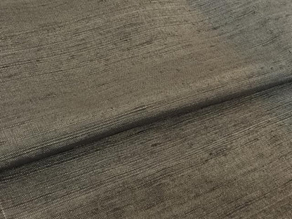 平和屋着物▽上質な紬　単衣　間道　正絹　逸品　AABK9802jh