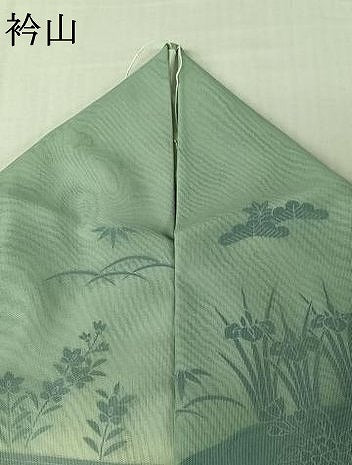 平和屋着物▽訪問着　無双　紗袷　紗×紗　風景松竹梅文　金彩　正絹　逸品　AABK9822jh