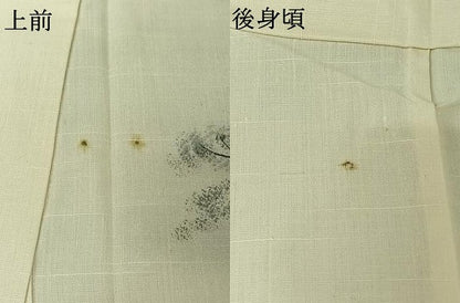 平和屋着物▽訪問着　単衣　紬地　手描き　風景文　正絹　逸品　AABK9824jh