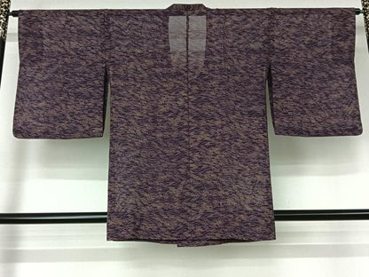 平和屋着物▽道行コート　スリーシーズン　春夏秋　塵除け　薄　正絹　逸品　AABK9832jh