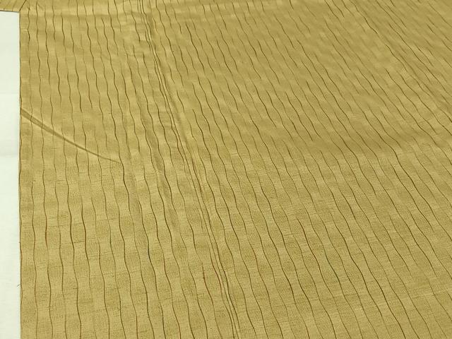 平和屋着物▽上質な紬　単衣　立涌文　正絹　逸品　AABK9842jh