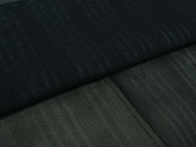 平和屋着物▽道行コート　スリーシーズン　春夏秋　塵除け　縞　ロング丈　正絹　逸品　AABK9856jh