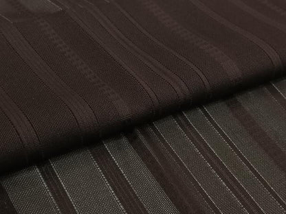 平和屋着物▽道行コート　スリーシーズン　春夏秋　塵除け　縞　ロング丈　正絹　逸品　AABK9857jh