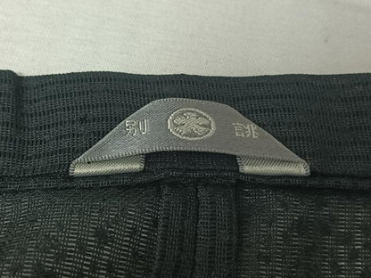 平和屋着物▽道行コート　スリーシーズン　春夏秋　塵除け　黒地　正絹　逸品　AABK9860jh