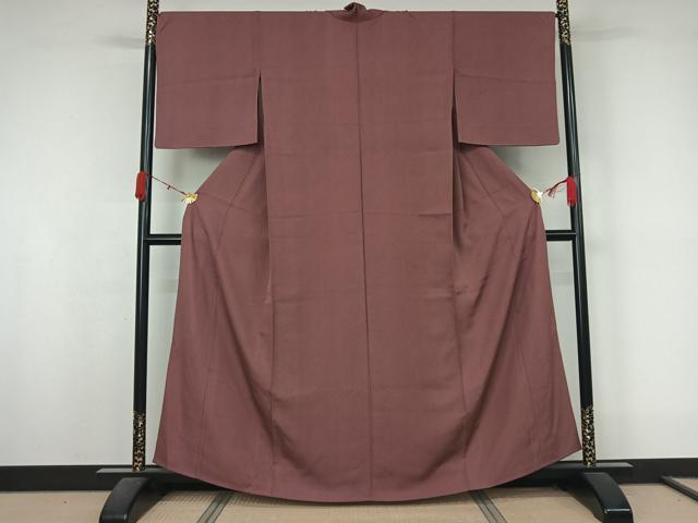 平和屋着物▽江戸小紋　単衣　鮫小紋柄　正絹　逸品　AABK9865jh