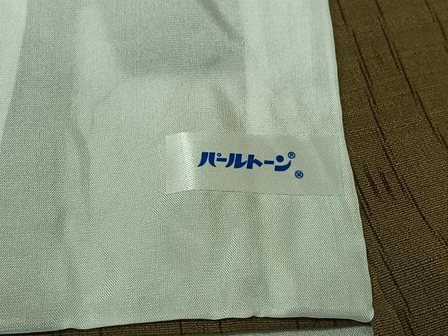 平和屋着物▽訪問着　単衣　紬地　芝文　正絹　逸品　未使用　AABK9871jh
