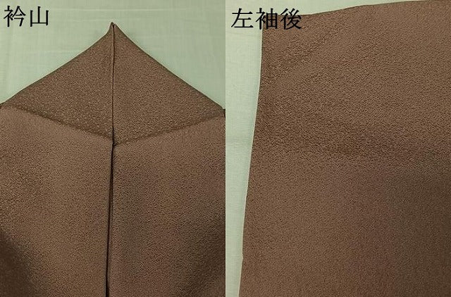 平和屋着物▽訪問着　単衣　草花文　正絹　逸品　AABK9874jh