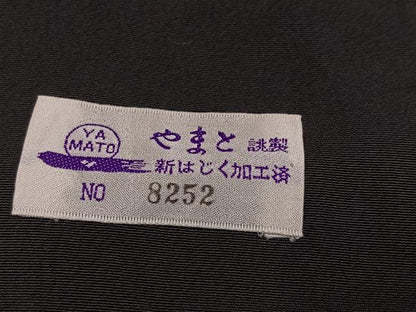 平和屋着物●豪華黒留袖　作家物　泰常　駒刺繍　花唐草文　暈し染め　金彩　やまと誂製　正絹　逸品　AABK9881ph