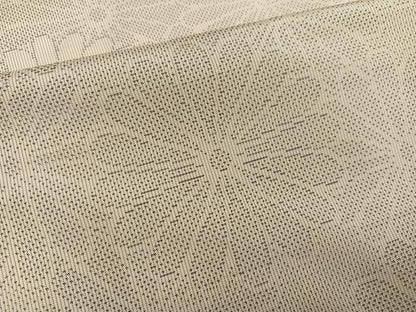 平和屋着物●本場大島紬　白大島　9マルキ　花尽くし　大丸扱い　正絹　逸品　AABK9906ph