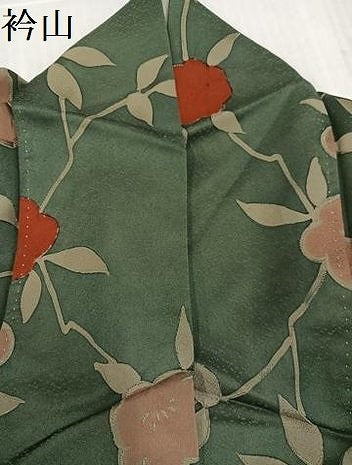 平和屋着物●上質な小紋　地紋起こし　枝梅　正絹　逸品　AABK9917ph