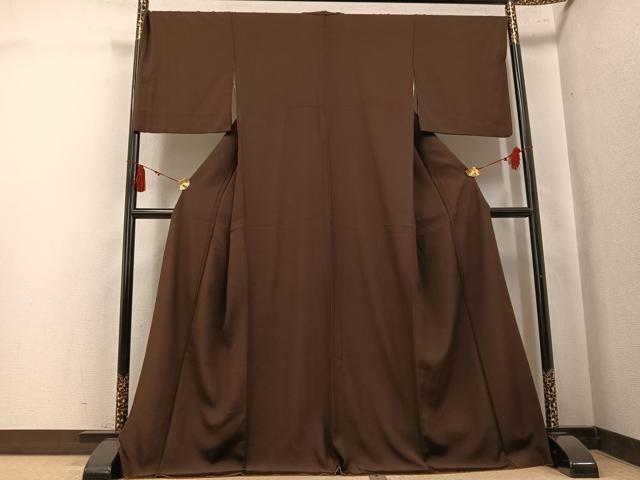 平和屋着物●江戸小紋　極小鮫小紋柄　正絹　逸品　AABK9929ph