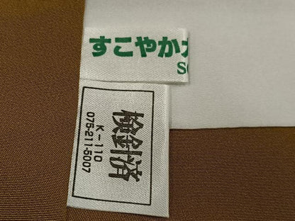平和屋着物●江戸小紋　極小鮫小紋柄　正絹　逸品　AABK9929ph