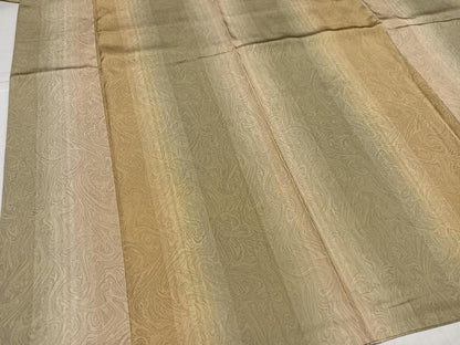 平和屋着物●上質な小紋　墨流し文様　暈し染め　ますいわ屋扱い　正絹　逸品　AABK9945ph
