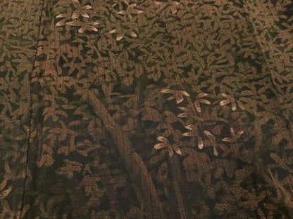 平和屋着物●訪問着　刺繍　草木文　正絹　逸品　AABK9951ph