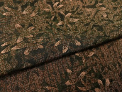 平和屋着物●訪問着　刺繍　草木文　正絹　逸品　AABK9951ph