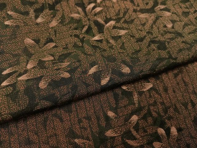 平和屋着物●訪問着　刺繍　草木文　正絹　逸品　AABK9951ph