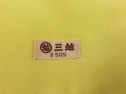 平和屋着物●上質な色無地　砥粉色　三越扱い　正絹　逸品　AABK9956ph