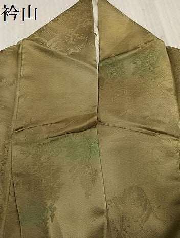 平和屋着物●上質な小紋　風景樹林地紋　暈し染め　正絹　逸品　AABK9969ph