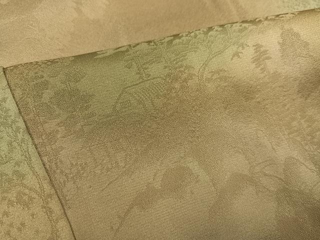 平和屋着物●上質な小紋　風景樹林地紋　暈し染め　正絹　逸品　AABK9969ph