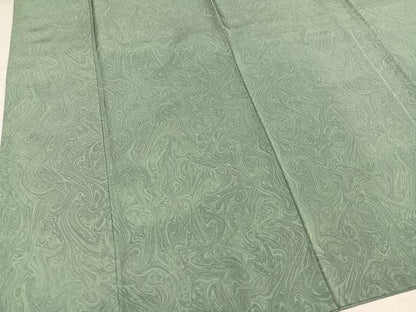 平和屋着物●上質な小紋　墨流し文様　正絹　逸品　AABK9971ph