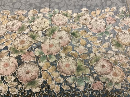 平和屋着物●訪問着　作家物　辻が花　暈し染め　金彩　正絹　逸品　AABK9976ph