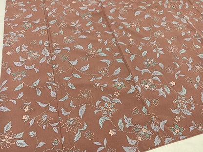 平和屋着物●洗える最高級着物　＜英＞はなぶさ謹製　小紋　更紗文　洗える着物　AABK9984ph