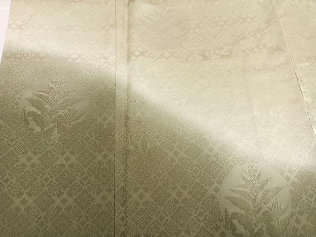 平和屋着物●訪問着　草花地紋　暈し染め　正絹　逸品　AABK9998ph