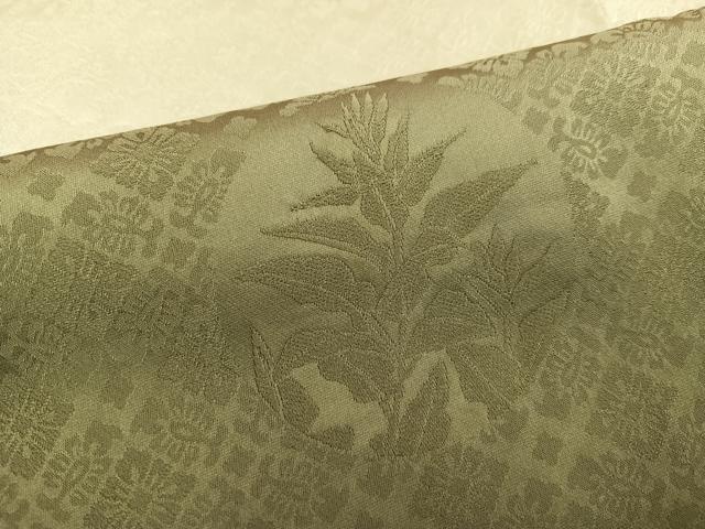 平和屋着物●訪問着　草花地紋　暈し染め　正絹　逸品　AABK9998ph