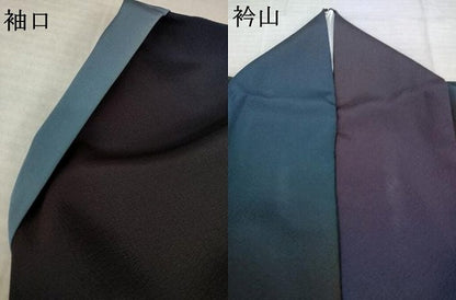 平和屋着物●前田仁仙　仁仙更紗　小紋　霞文　暈し染め　正絹　逸品　AABL0041ck