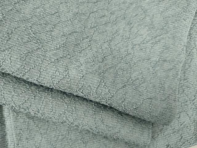 平和屋着物●上質な色無地　鉛色　正絹　逸品　AABL0050ck