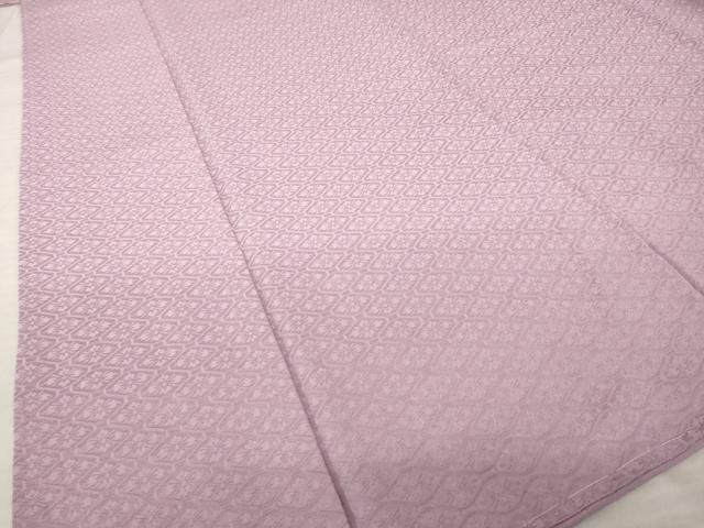 平和屋着物●上質な色無地　蜀江花地紋　石竹色　正絹　逸品　未使用　AABL0058ck