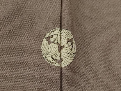 平和屋着物●奥村悟　訪問着　駒刺繍　竹屋町刺繍　鶴　暈し染め　金彩　正絹　逸品　AABL0063ck