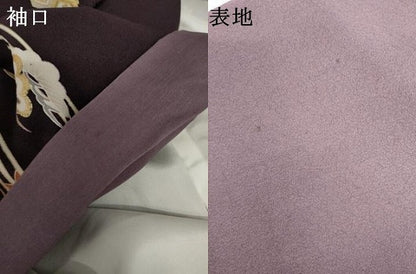 平和屋着物●訪問着　駒刺繍　雪輪吉祥花文　暈し染め　金彩　正絹　逸品　AABL0082cs