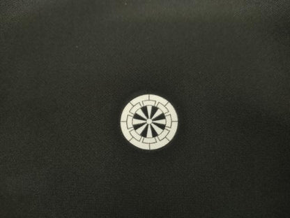 平和屋着物●豪華黒留袖　渡り橋風景松竹梅文　金彩　正絹　逸品　AABL0087cs